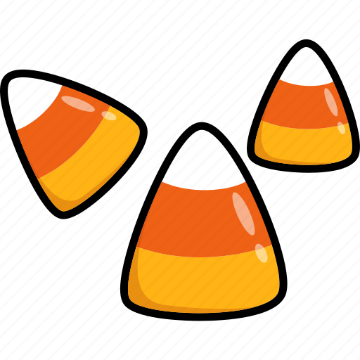 Candy, corn, pyramid, treat, halloween icon - Download on Iconfinder