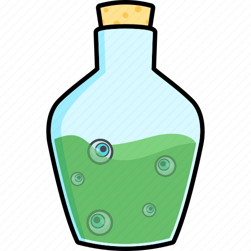 Eyeball, liquid, acid, bottle, halloween icon - Download on Iconfinder