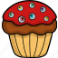 cupcake, eyeball, creepy, sweet, halloween 
