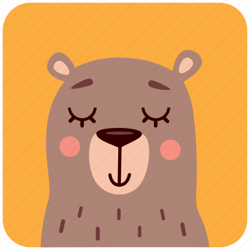 Animal, bear, cute, face, head, portrait icon - Download on Iconfinder
