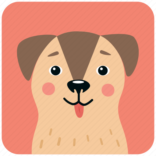 Animal, cute, dog, face, head, portrait, puppy icon - Download on Iconfinder