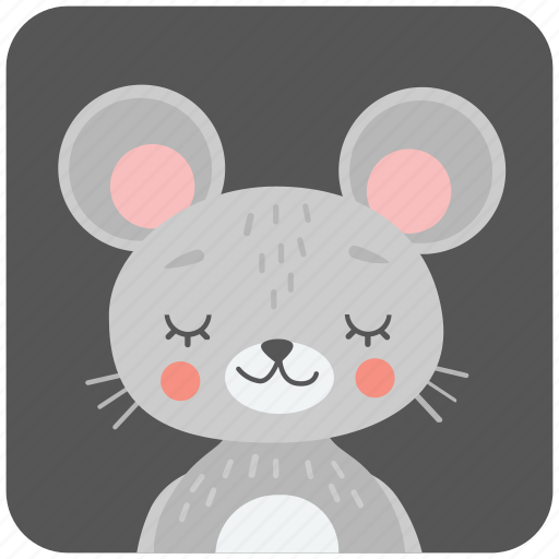 Animal, cute, face, head, mouse, portrait icon - Download on Iconfinder