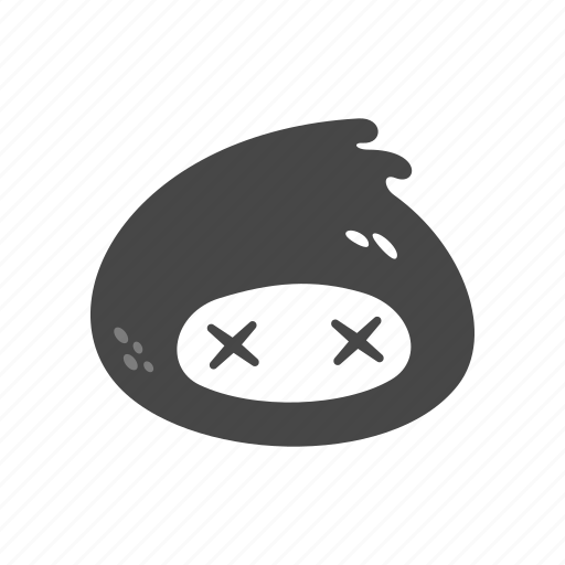 Kawaii, cute, emoji, emoticon, dead, kill icon - Download on Iconfinder