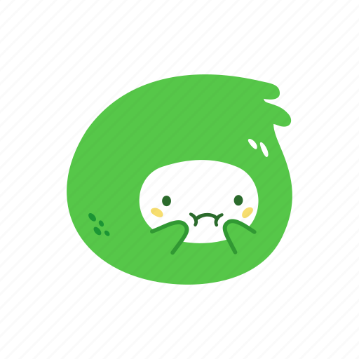 Kawaii, cute, emoji, emoticon, smile, puke, sick icon - Download on Iconfinder