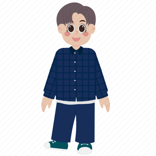 Korean, boy, shirt, kid, child, happy, childhood icon - Download on Iconfinder