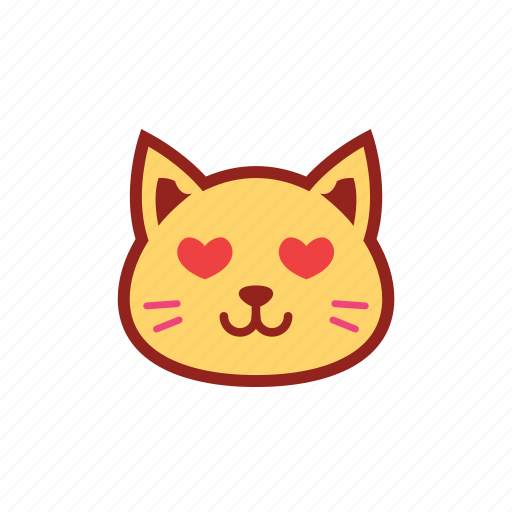 Adorable, cute, emoticon, expression, kitty, love, loveable icon - Download on Iconfinder