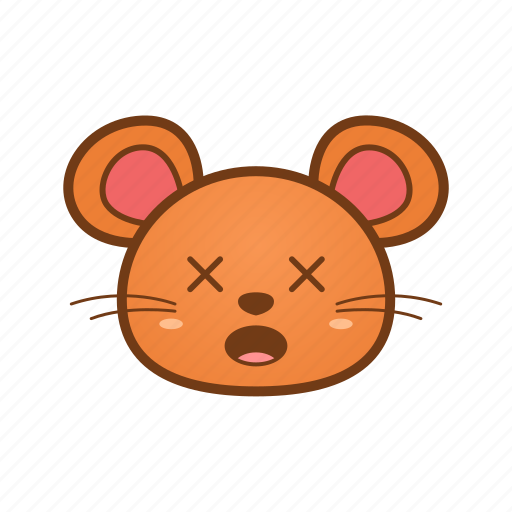 Animal, cute, depressedv, emoji, mouse icon - Download on Iconfinder