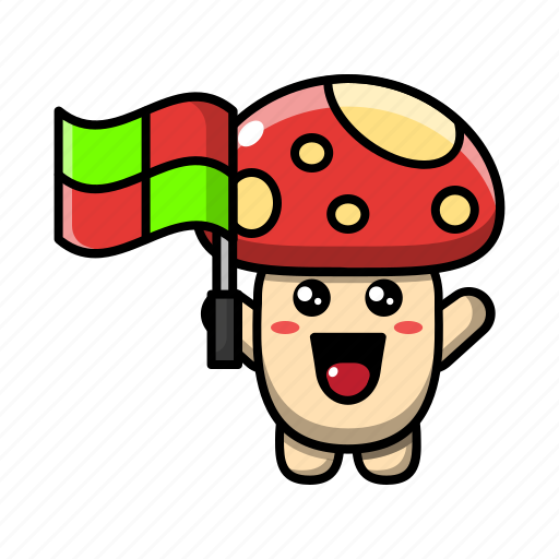 Cute, mushroom, judge, plant, fungus, vegetable, nature icon - Download on Iconfinder