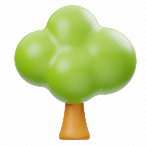 Tree, forest, green, nature, ecology, environment 3D illustration - Download on Iconfinder
