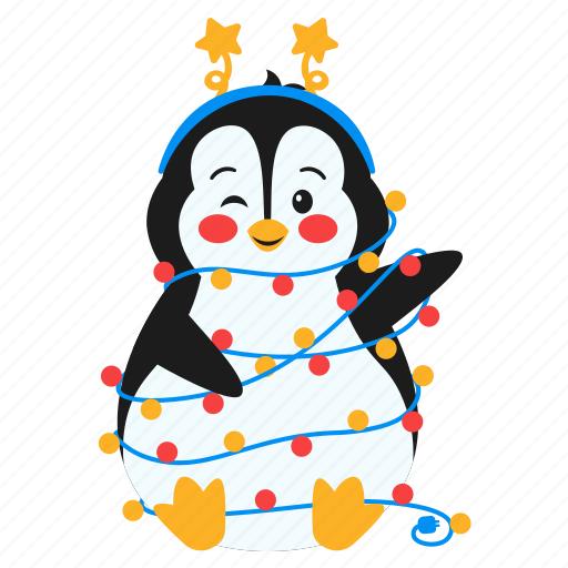 Cute, penguin, christmas, animal, bird, winter, happy icon - Download on Iconfinder