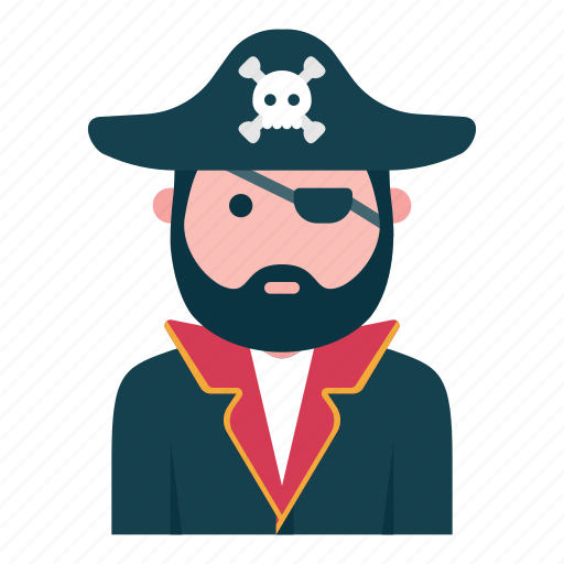 Pirate, avatar, man, person, profession, costume icon - Download on Iconfinder