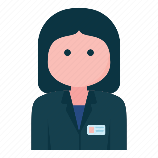 Clerk, staff, avatar, woman, profession, business icon - Download on Iconfinder