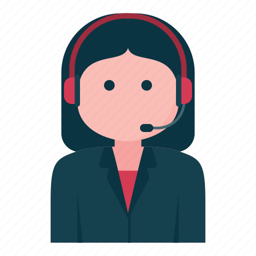 Customer service, support, help, avatar, girl, profile icon - Download on Iconfinder