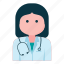doctor, women, medical, avatar, person 