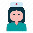 nurse, medical, avatar, woman