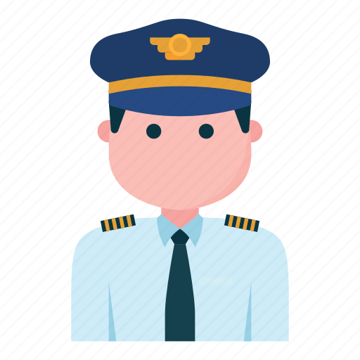 Pillot, captain, flyer, avatar, person icon - Download on Iconfinder