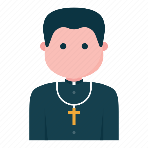 Priest, pastor, christian, catholic, avatar icon - Download on Iconfinder