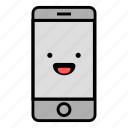 call, cell, emoji, happy, iphone, mobile, technology