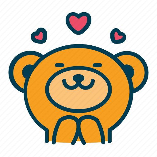 Bear, love sticker - Download on Iconfinder on Iconfinder