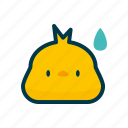 emoji, chicken, animal