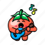 cute, tomato, guitar, vegetable, food, plant, health, agriculture 