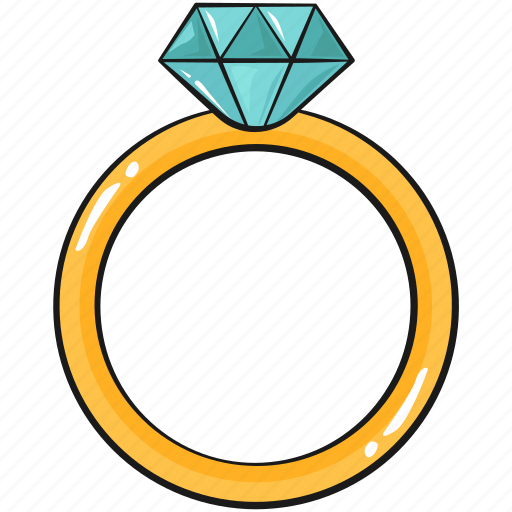 Cool, cute, diamond, line, ring, set, template sticker - Download on Iconfinder