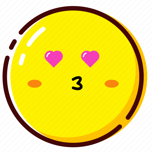 Cute, death love, emoji, emoticon, expression, kiss icon - Download on Iconfinder