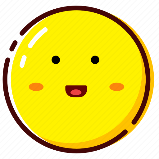 Cute, emoji, emoticon, expression, happy icon - Download on Iconfinder