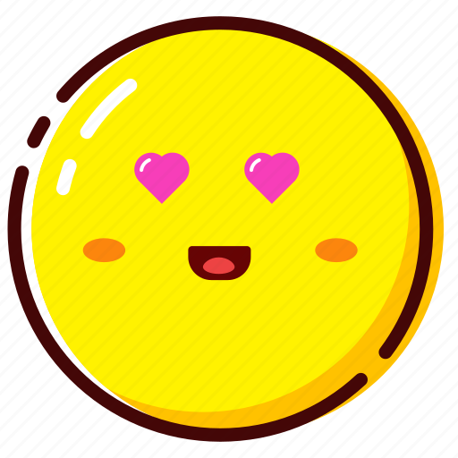 Cute, emoji, emoticon, expression, love icon - Download on Iconfinder