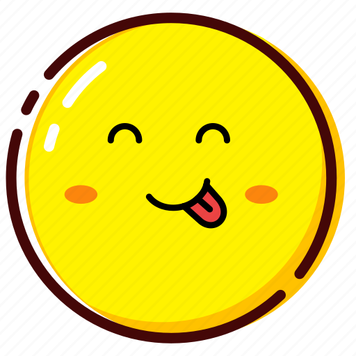 Cute, emoji, emoticon, expression, tongue icon - Download on Iconfinder