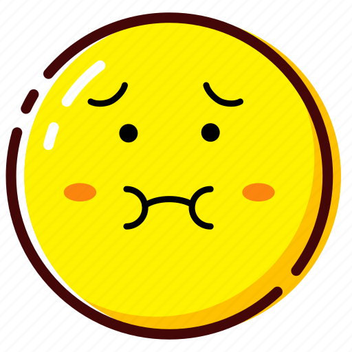 Cute, emoji, emoticon, expression, sick, tooths sick icon - Download on Iconfinder