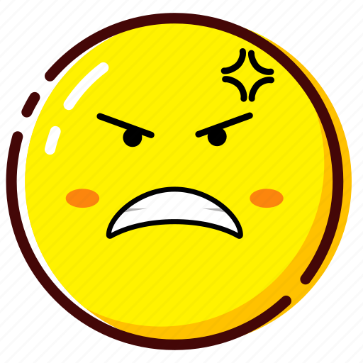 Angry, cute, emoji, emoticon, expression, very angry icon - Download on Iconfinder