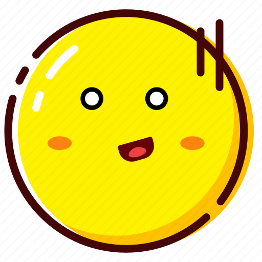 Cute, emoji, emoticon, expression, wonder icon - Download on Iconfinder