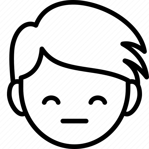 Boy, emoticon, expression, face, grin, man icon - Download on Iconfinder