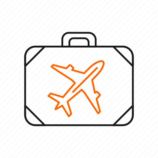 Airplane, briefcase, plane icon - Download on Iconfinder