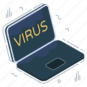 online virus, system virus, cyber virus, cybercrime, cyber attack
