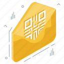 mail barcode, email qr code, correspondence, letter, envelope