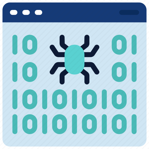 Binary, malware, website, illegal, bug, code, coding icon - Download on Iconfinder