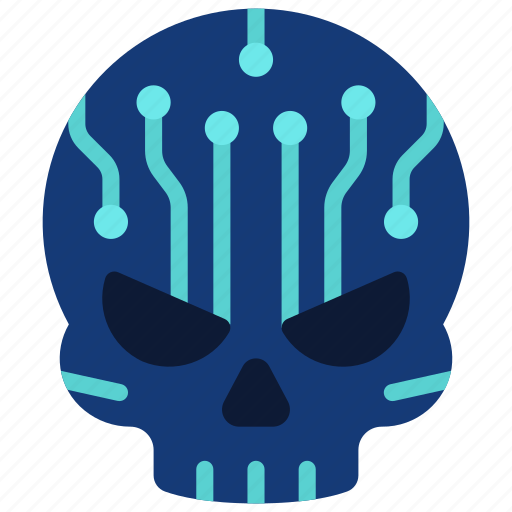 Cyber, skull, illegal, death, hack, hacker icon - Download on Iconfinder
