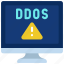 ddos, warning, computer, illegal, error, computing 
