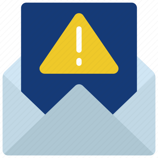 Email, warning, illegal, error, junk, mail icon - Download on Iconfinder