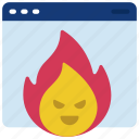 evil, fire, website, illegal, flame, devil