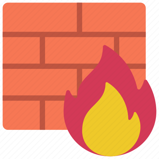 Firewall, illegal, flame, burn, fire icon - Download on Iconfinder