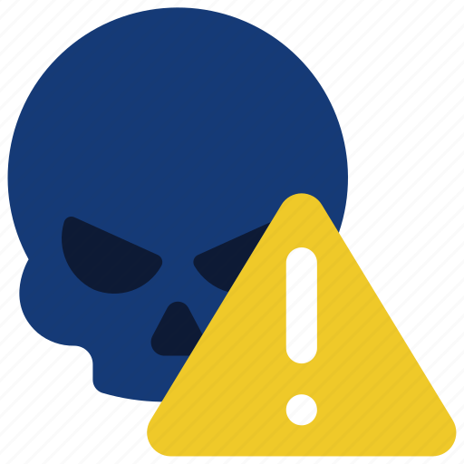 Hacker, skull, warning, illegal, hacking, hack icon - Download on Iconfinder