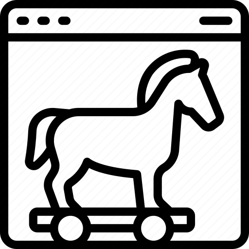 Browser, hijaking, illegal, trojan, horse icon - Download on Iconfinder