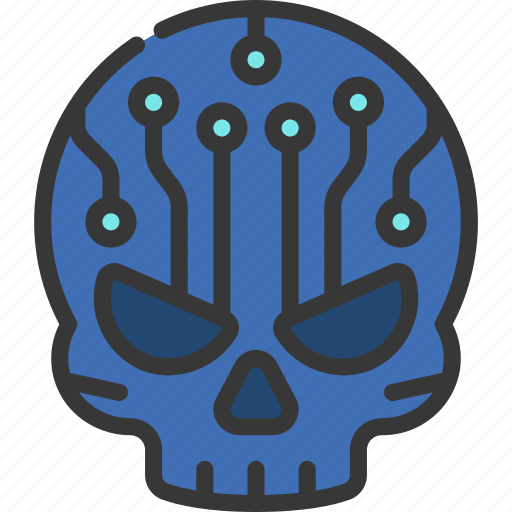 Cyber, skull, illegal, death, hack, hacker icon - Download on Iconfinder