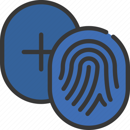 Duplicate, fingerprint, illegal, duplication icon - Download on Iconfinder