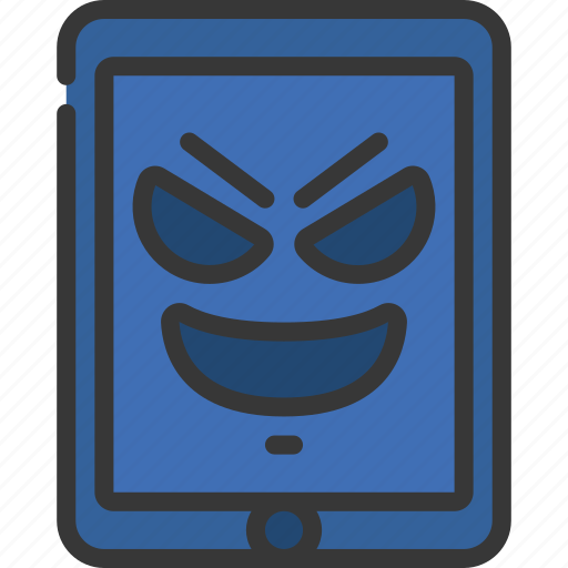 Evil, tablet, illegal, device, digital icon - Download on Iconfinder