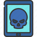 tablet, device, hack, illegal, devices, skull
