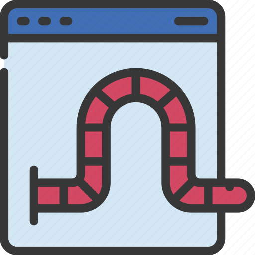 Website, worm, illegal, hack, browser icon - Download on Iconfinder